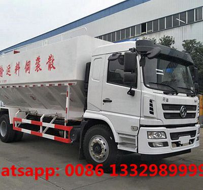 Wholesale good price SHACMAN brand 8T farm-oriented bulk feed container vehicle for sale