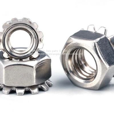 Stainless Steel 18-8 A2-70 K Type Lock Kep Nut