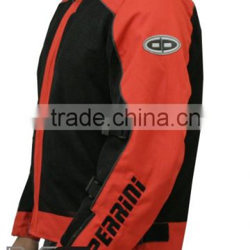 Motorcycle Riding Cordura and Mesh Jacket With Armor