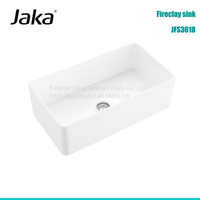 Fireclay Apron Front Single Bowl Kitchen Sink