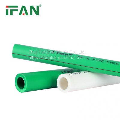 IFAN Factory Price Plastic PPR Plumbing Green Pipe Best PPR Pipes