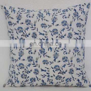 Indian Hand Block Print Ethnic Cushion Cover Designer Handmade Pillow Case Removable Indian Decor Art