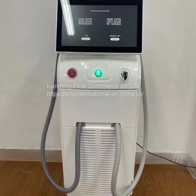 Newly second Generation IPL photon rejuvenation, whitening and hair removal+808laser hair removal machine