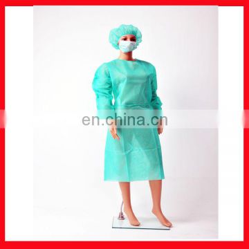 disposable surgen gown,disposable green hospital gown