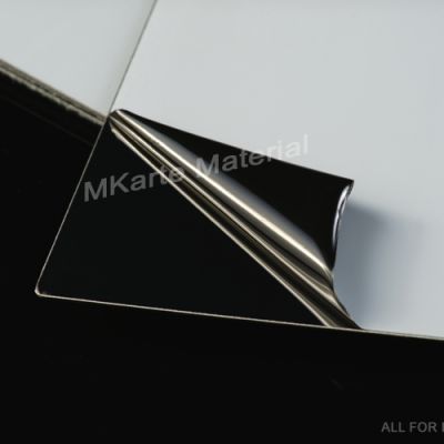 0.6mm-1.0mm Thickness Pvc Card Material Ultra Glossy Lamination Steel Plates