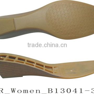 TPR Sole for Women's Wedge Shoe