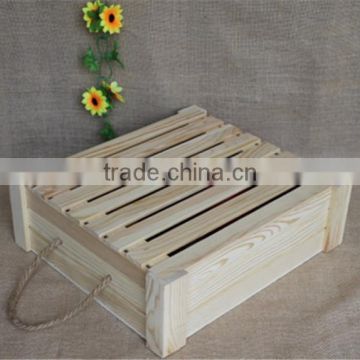 Top grade handmade natural wooden rice storage containers with lid