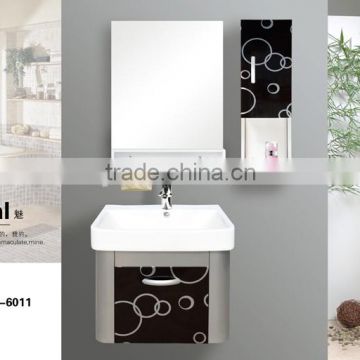 cheap price bathroom vanity cabinetwith mirror /new design pvc bathroom cabinet with mirror