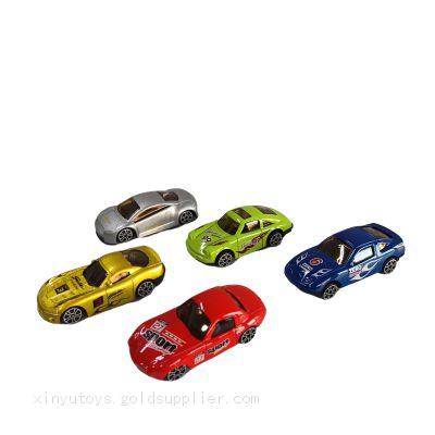 5-pack 1:64 Scale Diecast Metal Cars Sliding with Pad Printing Window Box Packaging Vehicle Model