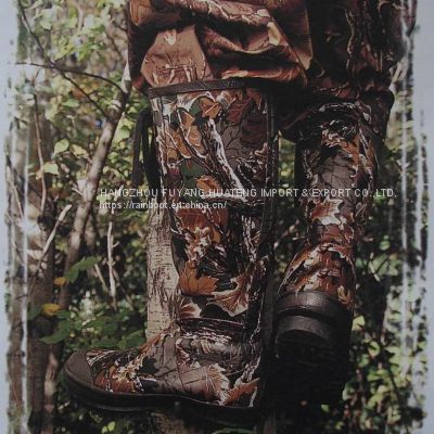 Camo rubber boots,Hunting camo boots,Safety rubber boots.Rubber rain boot,Forest camo rain boots,Loggers boots