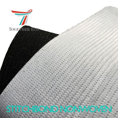 Printed Non Woven Stitchbond 100 % Polyester Nonwoven Fabric For Mattress And Spring Cover