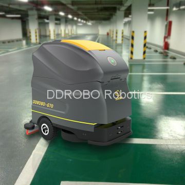 DDROBO G70 commercial floor scrubber