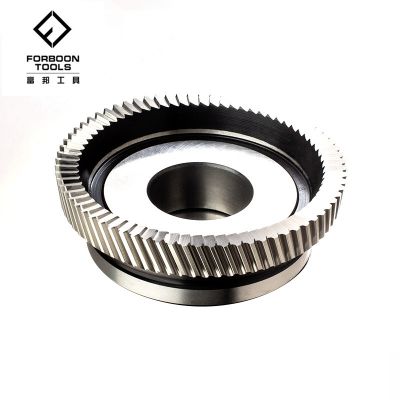 China manufacturer Taper shank helical tooth gear skiving cutter Gear shaping tool with feeler