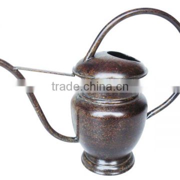 Small Metal Watering Can, Heart Design Made of Metal Iron.