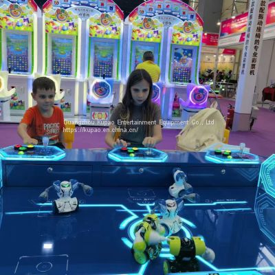 Coin invested robot game console indoor amusement park equipment parent-child interaction project
