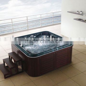 deluxe outdoor spa WS-092B with overflow