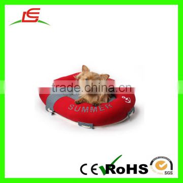 High quality 50"*60" red boat plush bed for dog wholesale