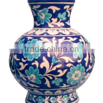 Home Decor Blue Pottery Flower Pots