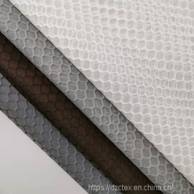 Light Weight 3D Jacquard Transparent Mesh Fabrics for Curtains Clothing Decoration with Width of 220CM