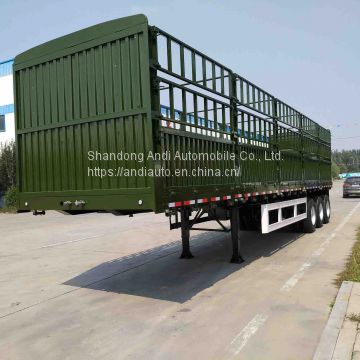 Three-axle stake semi trailer/stake semi trailer/storage/stake truck/stake high bed cattle semi trailer/ semi trailer