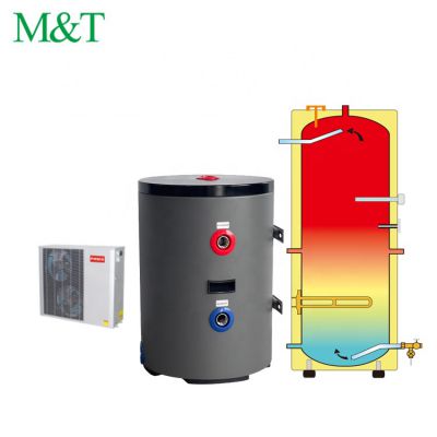 Customized 50liter stainless steel household square heat heat pump thermal storage buffer water tank