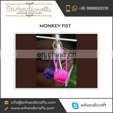 Monkey Fist Nautical Rope Keychain Available in Stunning Designs and Colors