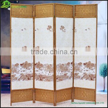 Canvas Room Divider, Decorative Folding Canvas Floor Screen canvas partition room divider for home decor GVSD019