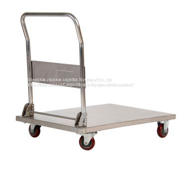 Grocery Warehouse Storage Handle Push Pallet Dolly Carts
