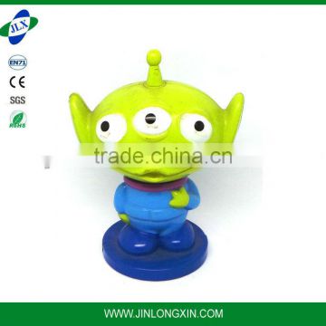 Cartoon toy Plastic toys Plastic doll Three eyes of the space monsters toys