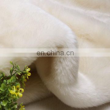 Wholesale 100% polyester made faux rabbit fur fabric