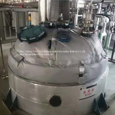 removable fiberglass sleeve  glass fiber silicone jacket for high temperature equipment