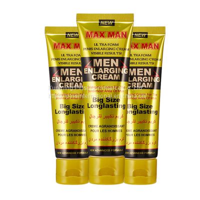 100% ORIGINAL MAX MAN Enlarge Cream 60g for Big Penis Enlargement Cream Sex products increase Delay