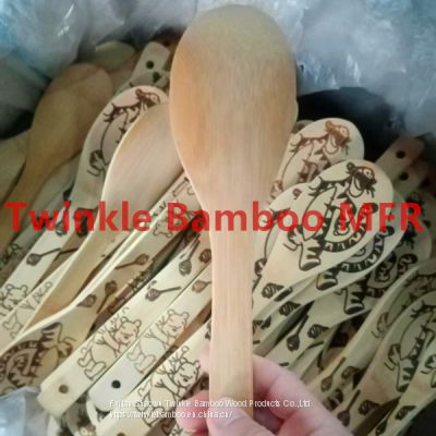 Bamboo spatula set cooking utensil burn Wholesale kitchen accessory