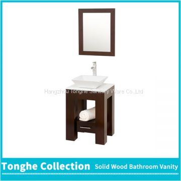 Brown Wood Bathroom Vanity