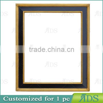 Painting frame ADS010024 gold/black wood frame