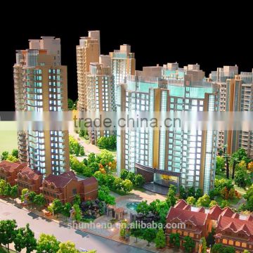 Real Estate Scale 1/100 House Residential Building Model Making
