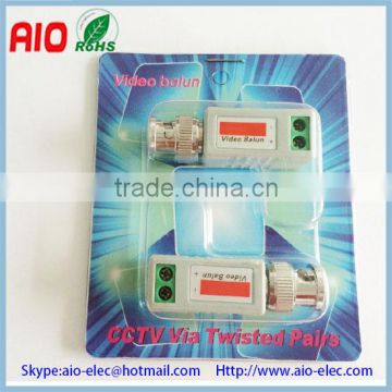 ODM OEM Security Camera CCTV System - Video IN/OUT: BNC (Male) Support Most Video Device CCTV TWISTED PAIRS Video balun