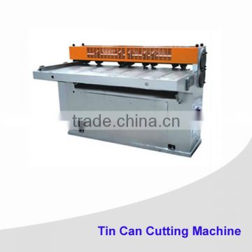 Semi-automatic tin can slitting machine