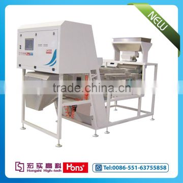 Plastic CCD belt color sorter machine from HONS+ with color sorting and shape sorting.