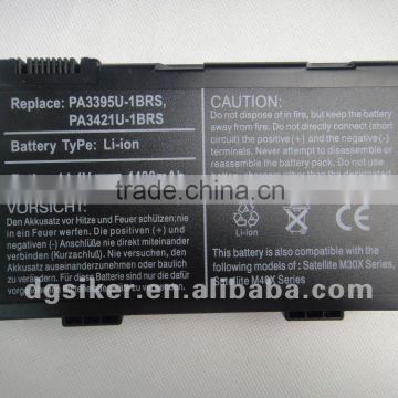 8 cells Hi quality laptop battery fit for toshiba PA3395/Satellite 3421 M30X-105 Satellite M30X-111 m35 satellite 40