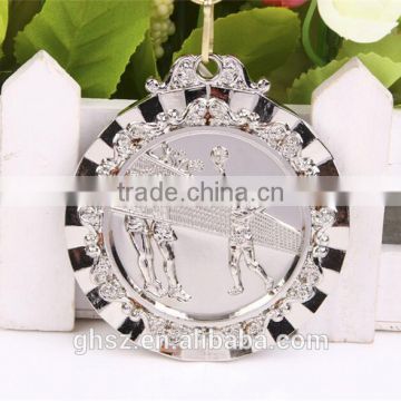 best selling zinc alloy volleyball gold medals