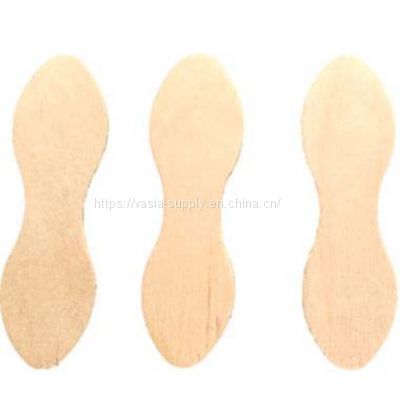 Disposable China manufacturer 63mm wooden Ice Cream Spoons 100 units Wooden cutlery