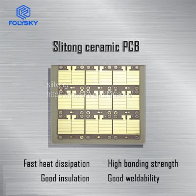 DPC process aluminum nitride ceramic-based PCBs supplied by Silitronics