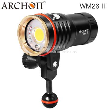 Archon WM26II  6000 lumens LED underwater Photography Flashlight, Scuba Diving light, Dive Video Torch, Macro shooting