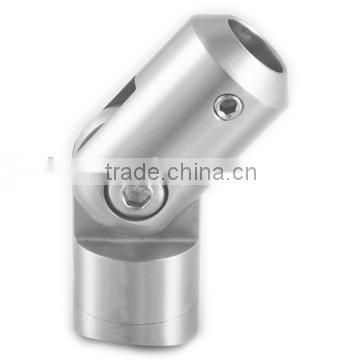 SS/Stainless steel Adjustable Tube-bar Connector/stainless steel holder