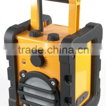 Water-Proofed and Anti-Shock Heavy Duty Radio with Bluetooth