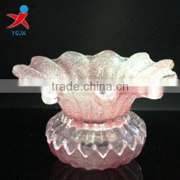 Manufacturers wholesale Floriated droplight glass lampshade/creative desk lamp transparent glass lamp shade/light fittings chimn