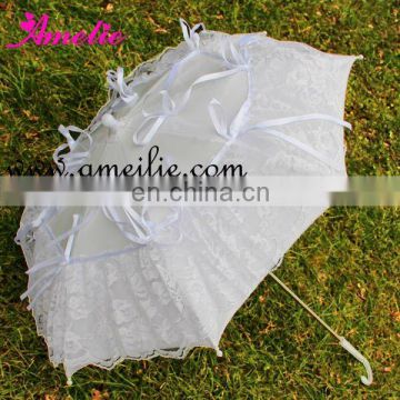 White Terylene waterproof Wedding Umbrella