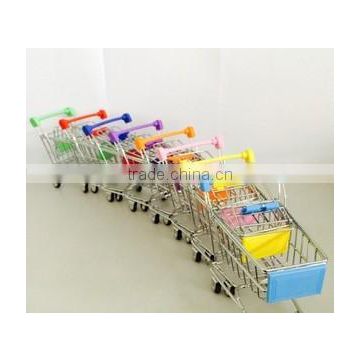 mini funny supermarket shopping trolley