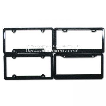 Ul carbon fiber license plate frame   American license plate frame    Aluminum License Plate Frame price